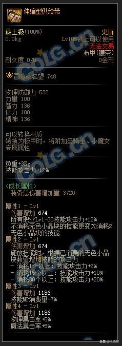 DNF110级装备搭配指南，聚焦特定技能强化-图14