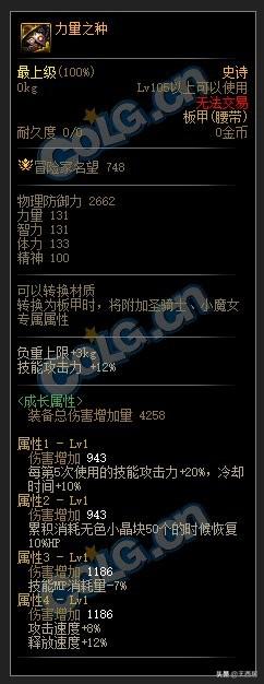 DNF110级装备搭配指南，聚焦特定技能强化-图17